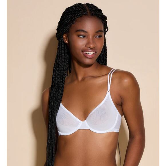 Cosabella white mesh Soire Confidence Molded Underwire Bra